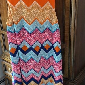 Colorful Geometric Dress NWT